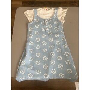 Jenna & Jessie Girls Sleeveless Dress & T-Shirt Set | Size 6